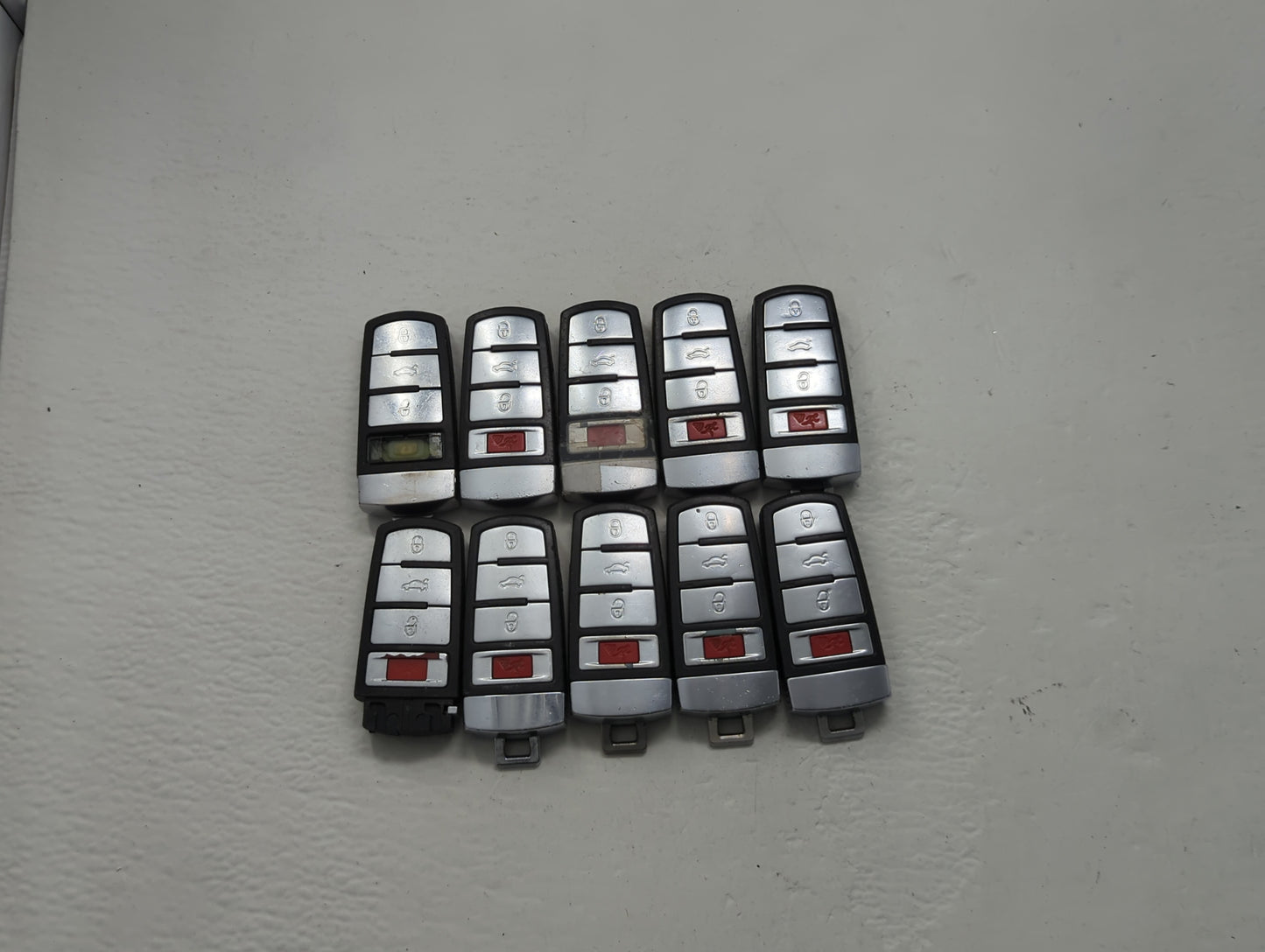 Lot of 10 Volkswagen Keyless Entry Remote Fob NBG009066T MIXED PART - Oemusedautoparts1.com