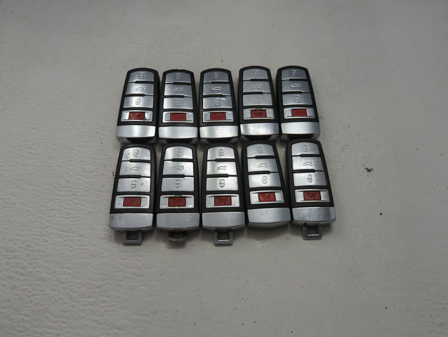 Lot of 10 Volkswagen Keyless Entry Remote Fob MIXED FCC IDS MIXED PART 1473896 - Oemusedautoparts1.com