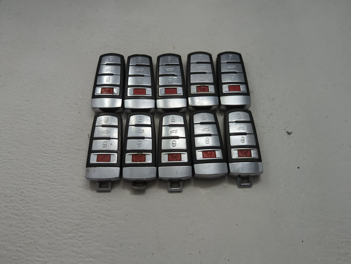 Lot of 10 Volkswagen Keyless Entry Remote Fob MIXED FCC IDS MIXED PART 1473896 - Oemusedautoparts1.com