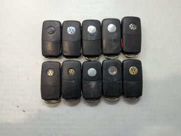 Lot of 10 Volkswagen Keyless Entry Remote Fob NBGFS93N