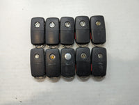 Lot of 10 Volkswagen Keyless Entry Remote Fob MIXED FCC IDS MIXED PART - Oemusedautoparts1.com