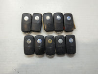 Lot of 10 Volkswagen Keyless Entry Remote Fob MIXED FCC IDS MIXED PART - Oemusedautoparts1.com