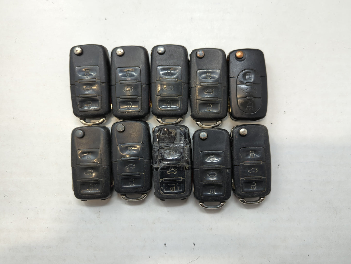 Lot of 10 Volkswagen Keyless Entry Remote Fob NBG8137T | NBG735868T - Oemusedautoparts1.com