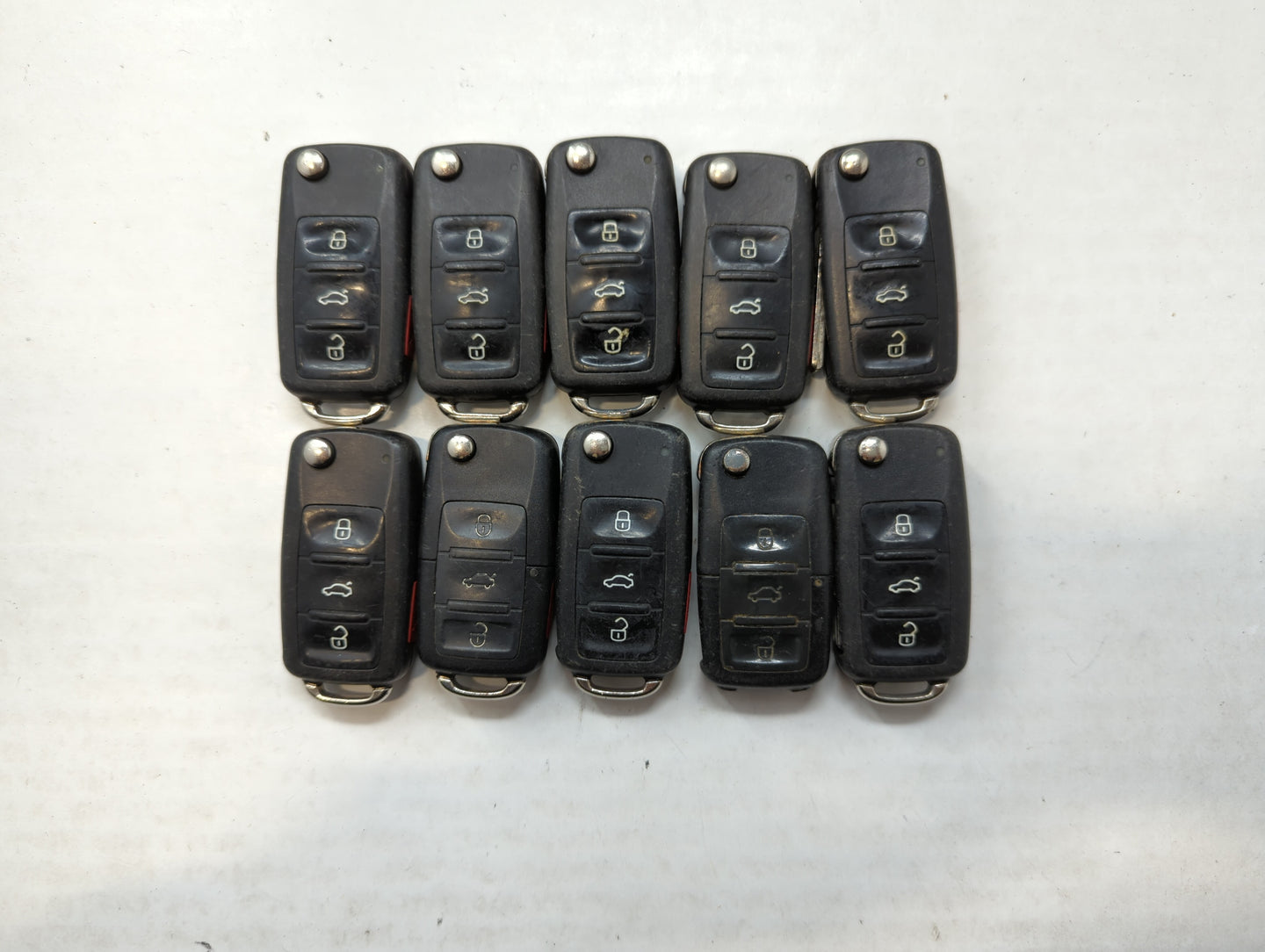 Lot of 10 Volkswagen Keyless Entry Remote Fob NBG8137T | NBG735868T - Oemusedautoparts1.com