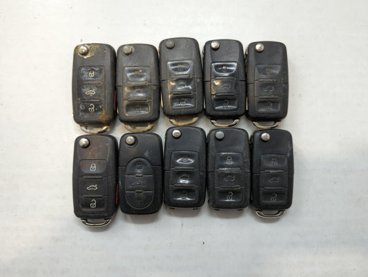 Lot of 10 Volkswagen Keyless Entry Remote Fob NBG8137T | NBG735868T - Oemusedautoparts1.com