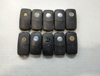 Lot of 10 Volkswagen Keyless Entry Remote Fob NBG8137T | NBG735868T - Oemusedautoparts1.com