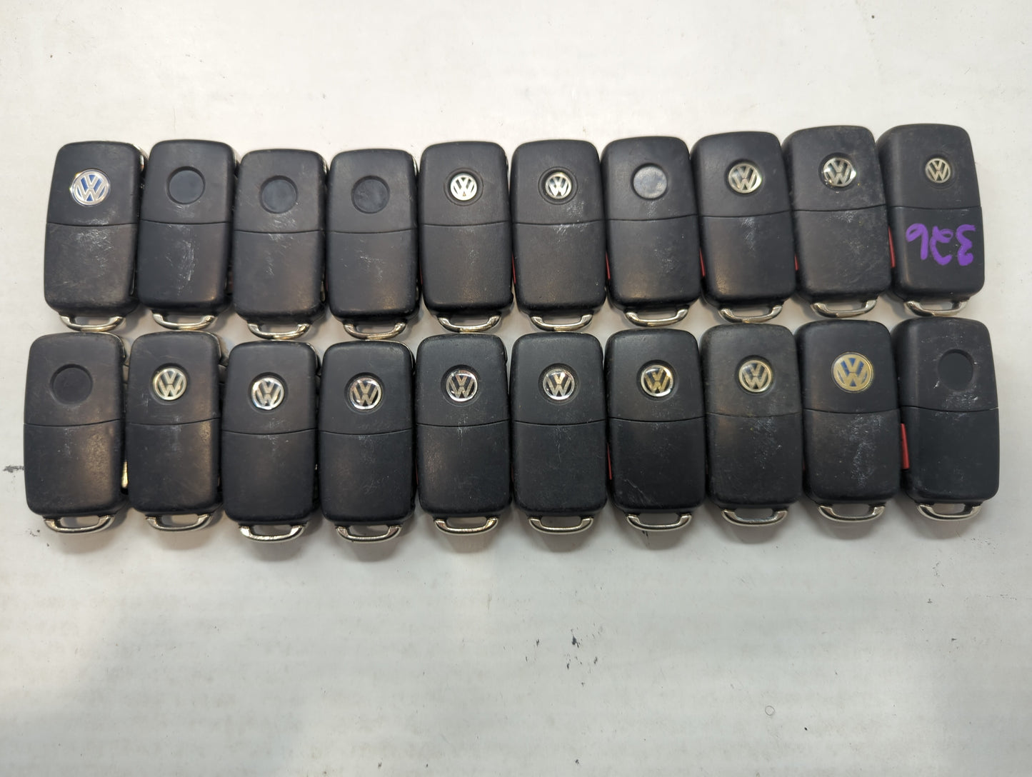 Lot of 20 Volkswagen Keyless Entry Remote Fob NBG8137T | NBG735868T - Oemusedautoparts1.com