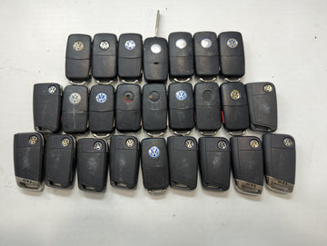 Lot of 25 Volkswagen Keyless Entry Remote Fob MIXED FCC IDS MIXED PART