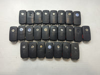 Lot of 25 Volkswagen Keyless Entry Remote Fob MIXED FCC IDS MIXED PART - Oemusedautoparts1.com