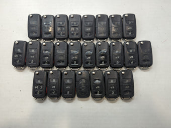 compare product Lot of 25 Volkswagen Keyless Entry Remote Fob MIXED FCC IDS MIXED PART