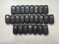 Lot of 25 Volkswagen Keyless Entry Remote Fob MIXED FCC IDS MIXED PART - Oemusedautoparts1.com