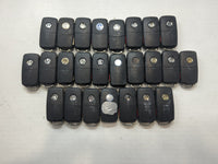 Lot of 25 Volkswagen Keyless Entry Remote Fob MIXED FCC IDS MIXED PART - Oemusedautoparts1.com
