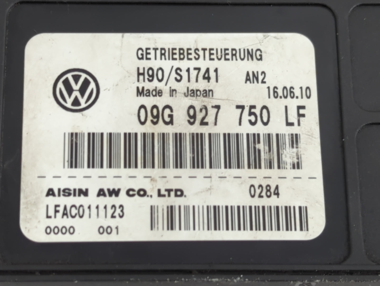 2011-2014 Volkswagen Jetta Transmission Control Module Tcu Tcm - Oemusedautoparts1.com