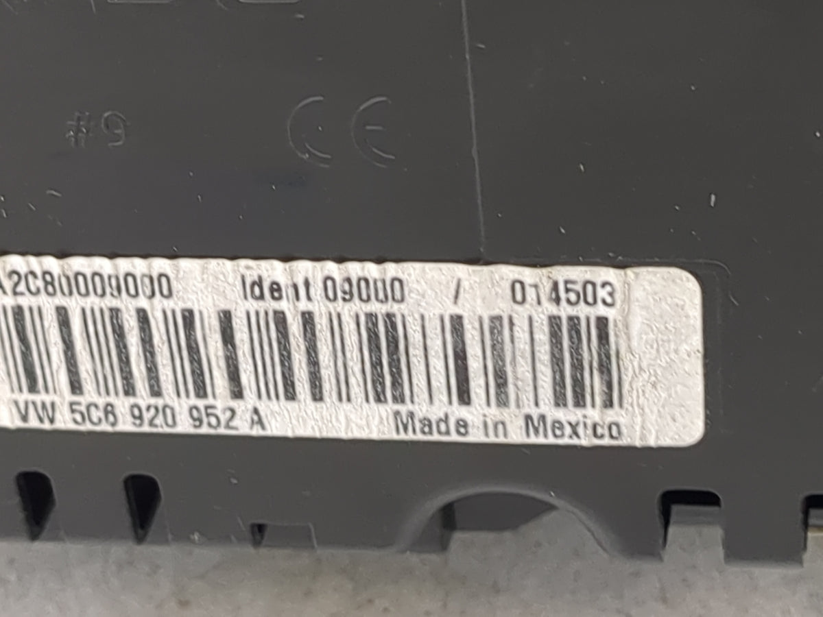 0 Volkswagen Jetta Instrument Cluster Speedometer Gauges Miles:109K Fits OEM Used Auto Parts - Oemusedautoparts1.com