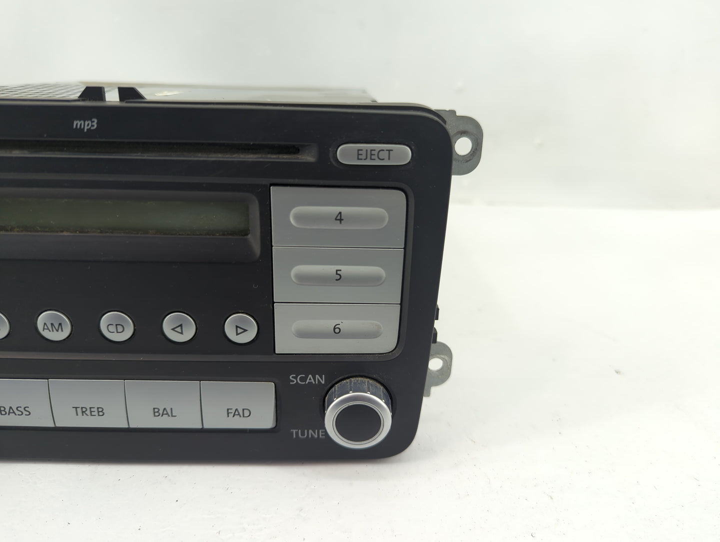 2006-2009 Volkswagen Rabbit Radio AM FM Cd Player Receiver Replacement Fits Fits 2006 2007 2008 2009 OEM Used Auto Parts - O