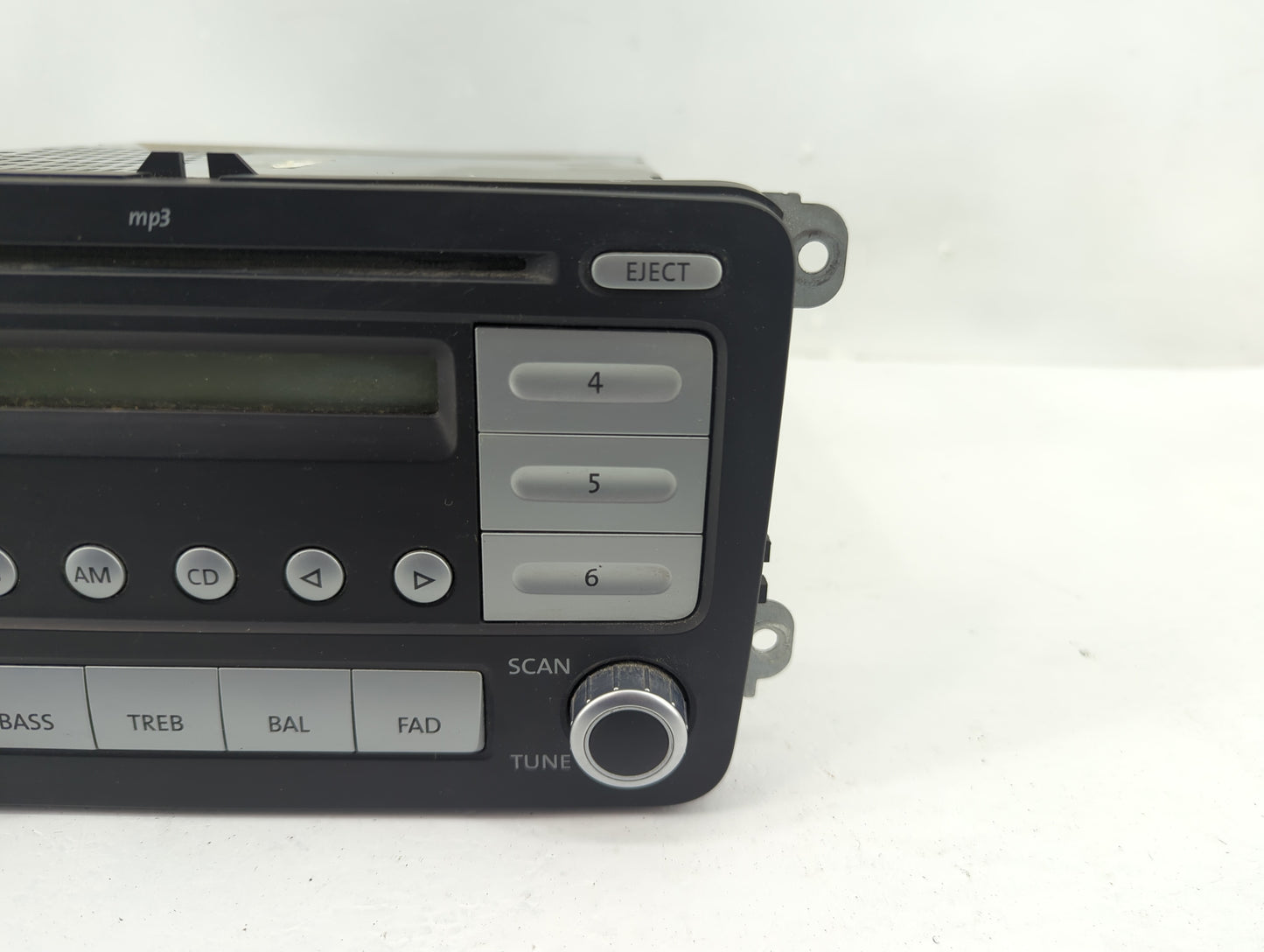2006-2009 Volkswagen Rabbit Radio AM FM Cd Player Receiver Replacement Fits Fits 2006 2007 2008 2009 OEM Used Auto Parts - O