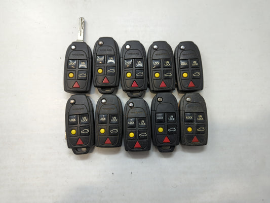 Lot of 10 Volvo Keyless Entry Remote Fob LQNP2T-APU MIXED PART NUMBERS - Oemusedautoparts1.com