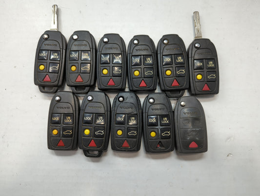 Lot of 11 Volvo Keyless Entry Remote Fob MIXED FCC IDS MIXED PART NUMBERS - Oemusedautoparts1.com