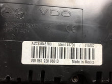 2014 Volkswagen Passat Instrument Cluster Speedometer Gauges P/N:37,637 MI. PN:561920960D Fits Fits 2013 OEM Used Auto Parts