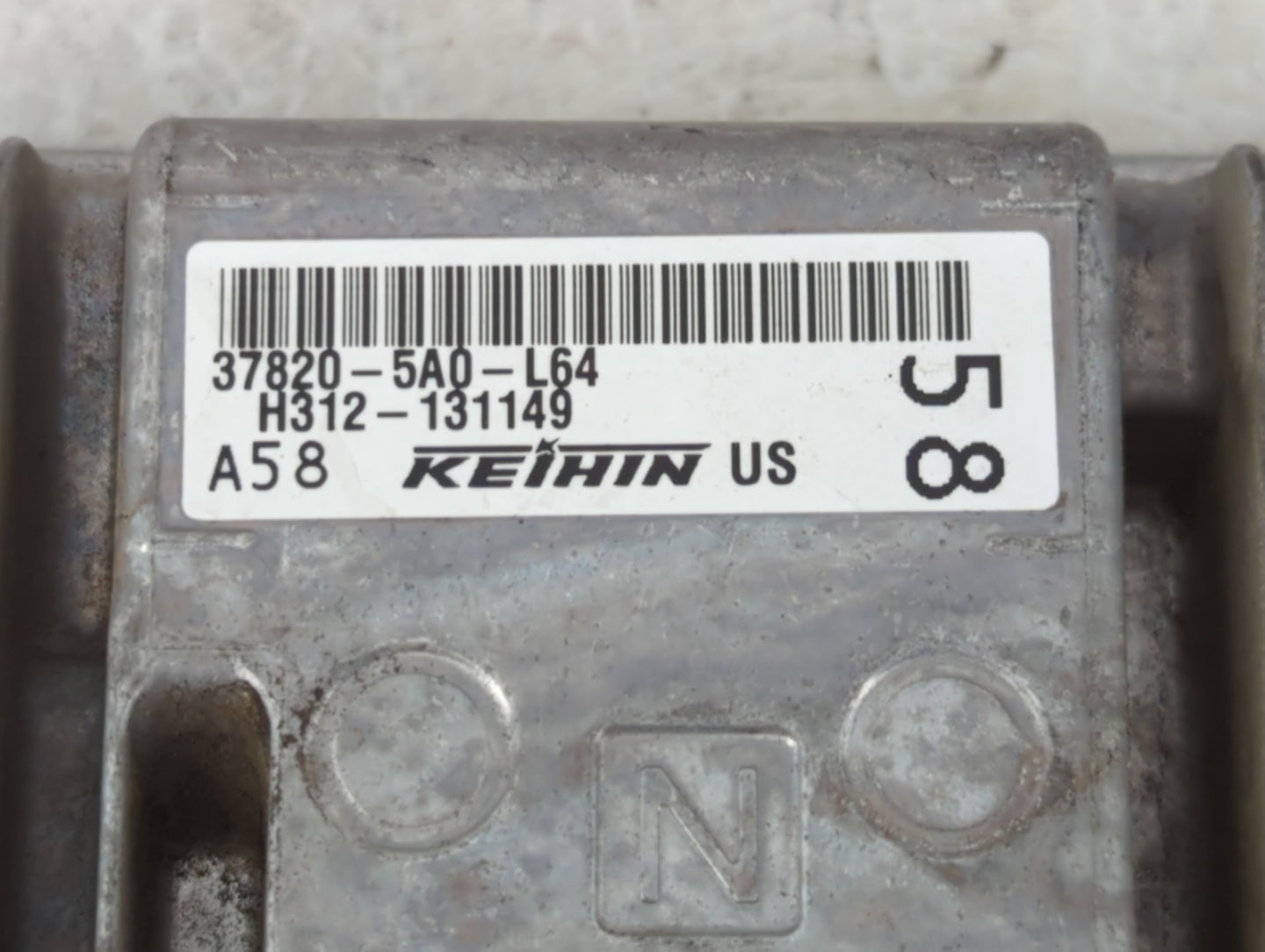 2016-2017 Honda Accord PCM Engine Control Computer ECU ECM PCU OEM P/N:37820-5A0-L64 Fits Fits 2016 2017 OEM Used Auto Parts - Oemusedautoparts1.com