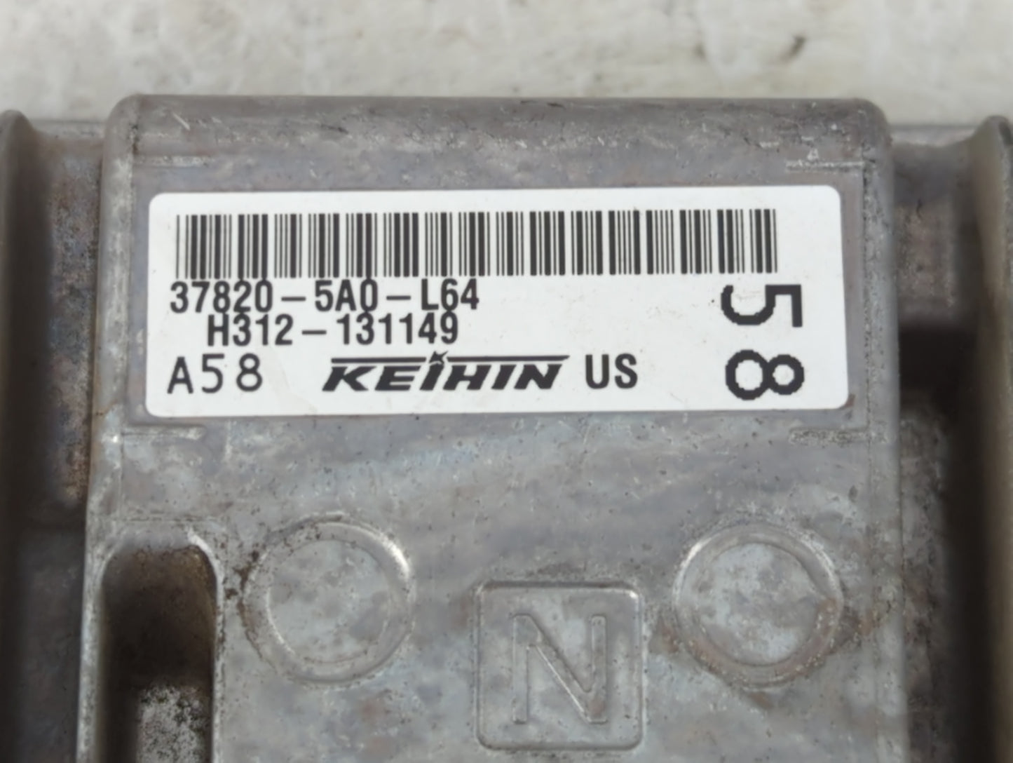 2016-2017 Honda Accord PCM Engine Control Computer ECU ECM PCU OEM P/N:37820-5A0-L64 Fits Fits 2016 2017 OEM Used Auto Parts - Oemusedautoparts1.com