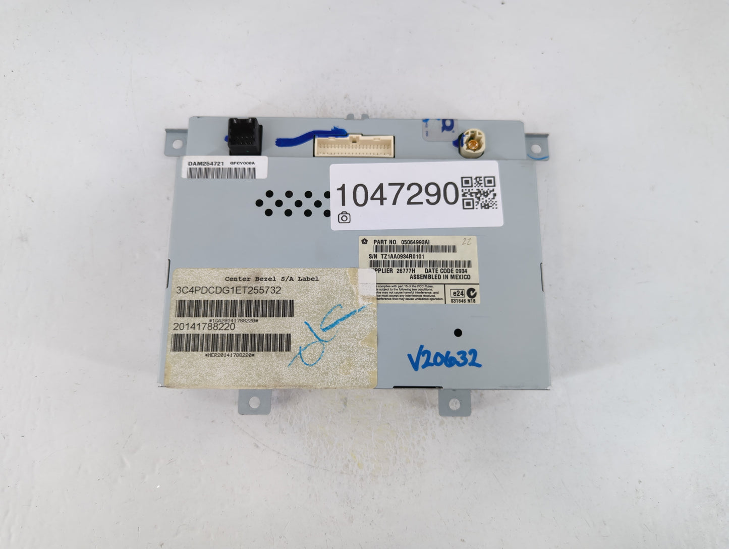 2011 Dodge Journey Information Display Screen