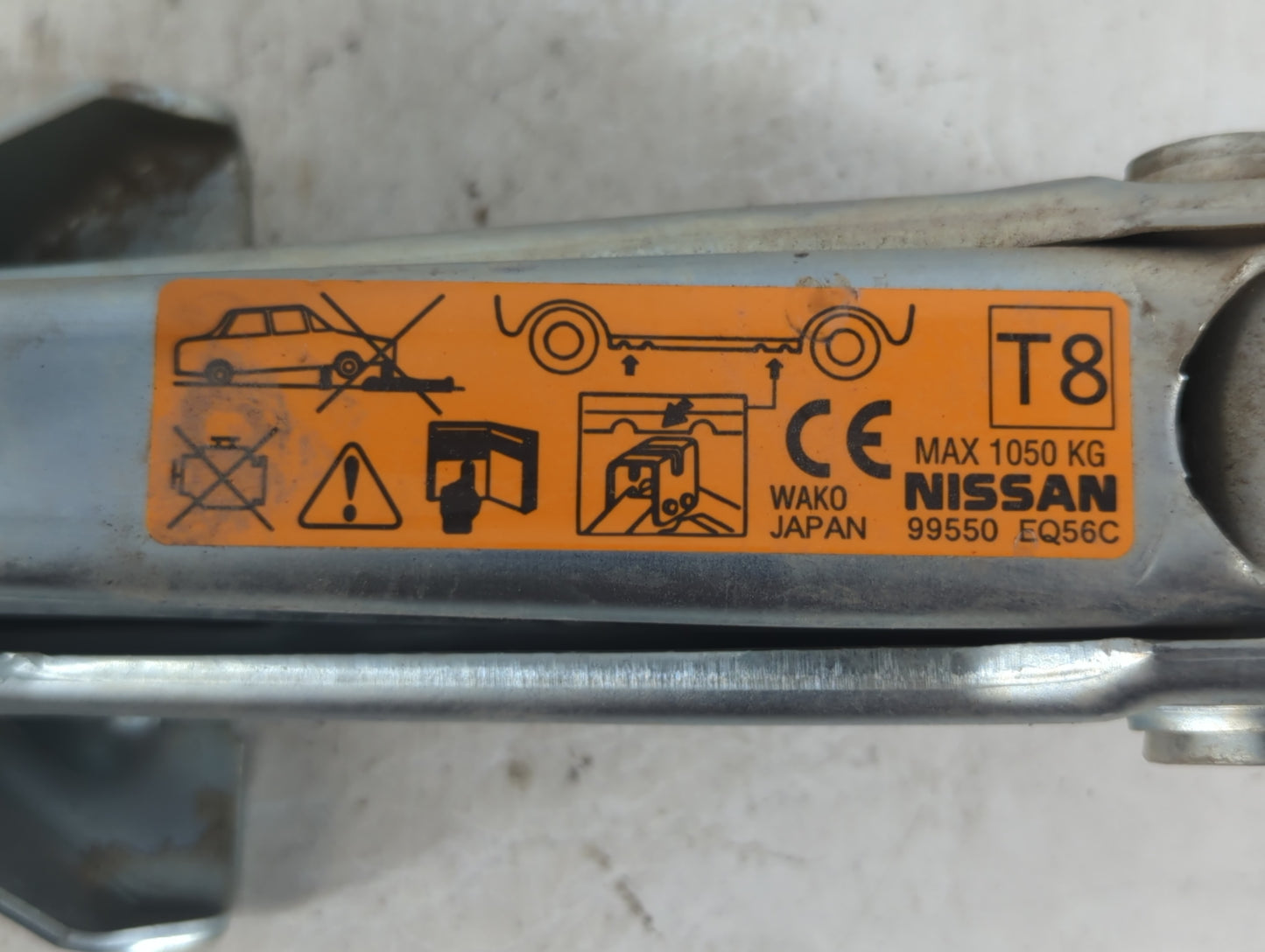 2013 Nissan Rogue Spare Scissor Car Jack - Oemusedautoparts1.com