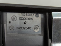 2011 Jeep Liberty Master Power Window Switch Replacement Driver Side Left P/N:10003135 04602540 Fits OEM Used Auto Parts - Oemusedautoparts1.com