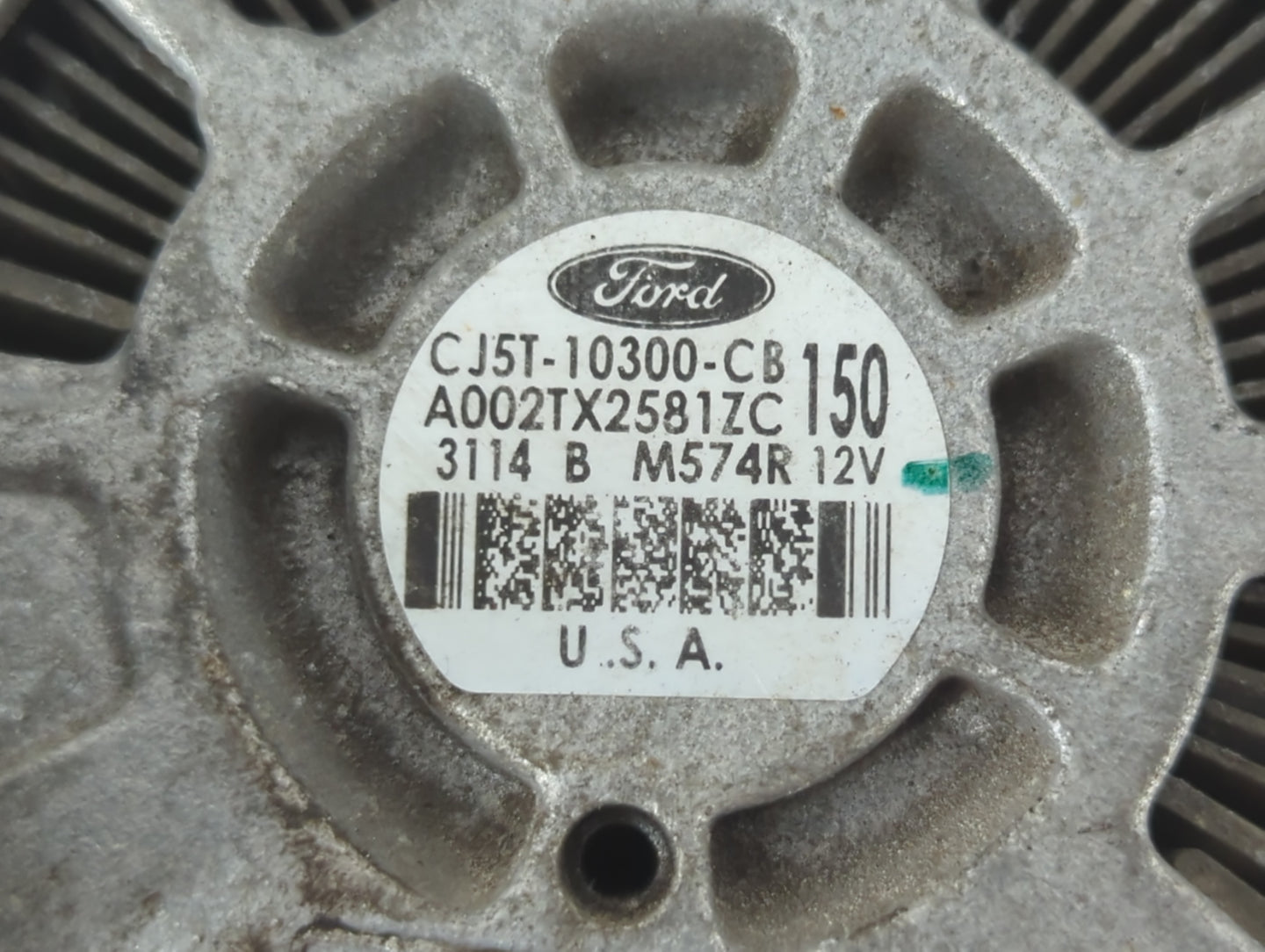 2013-2019 Ford Escape Alternator Replacement Generator Charging Assembly Engine OEM P/N:CJ5T-10300-CB Fits OEM Used Auto Parts - Oemusedautoparts1.com