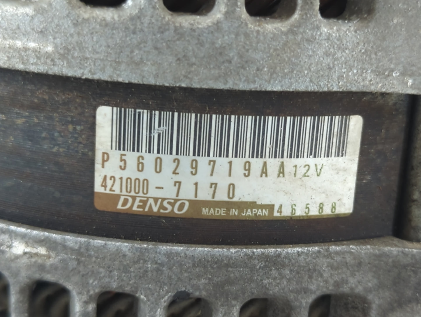 2016-2022 Dodge Charger Alternator Replacement Generator Charging Assembly Engine OEM P/N:421000-7170 P56029719AA Fits OEM Used Auto Parts - Oemusedautoparts1.com