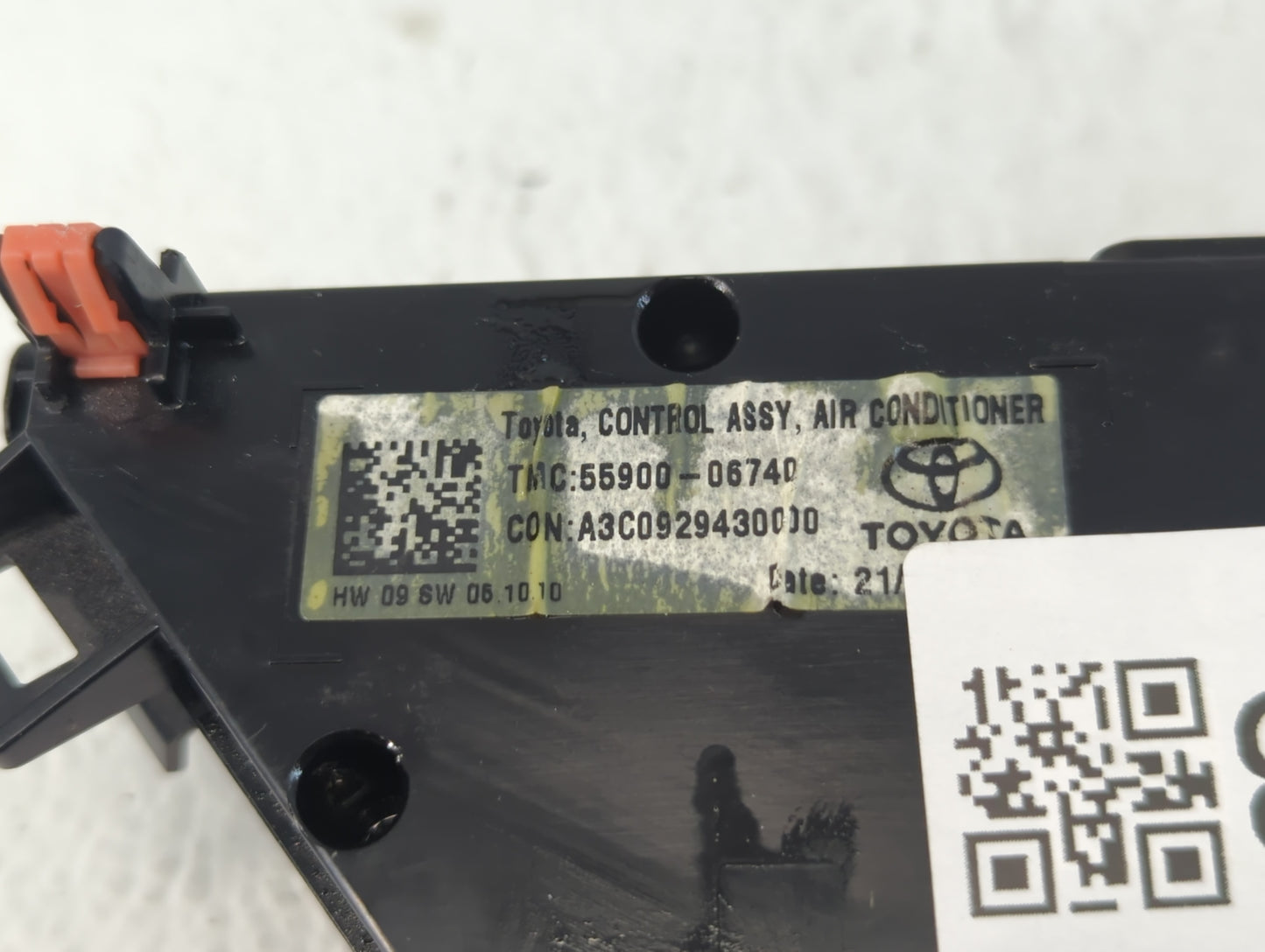 2021-2022 Toyota Camry Climate Control Module Temperature AC/Heater Replacement P/N:55900-06740 Fits Fits 2021 2022 OEM Used Auto Parts