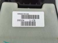 2013 Dodge Avenger Master Power Window Switch Replacement Driver Side Left P/N:04602781AA Fits OEM Used Auto Parts - Oemusedautoparts1.com
