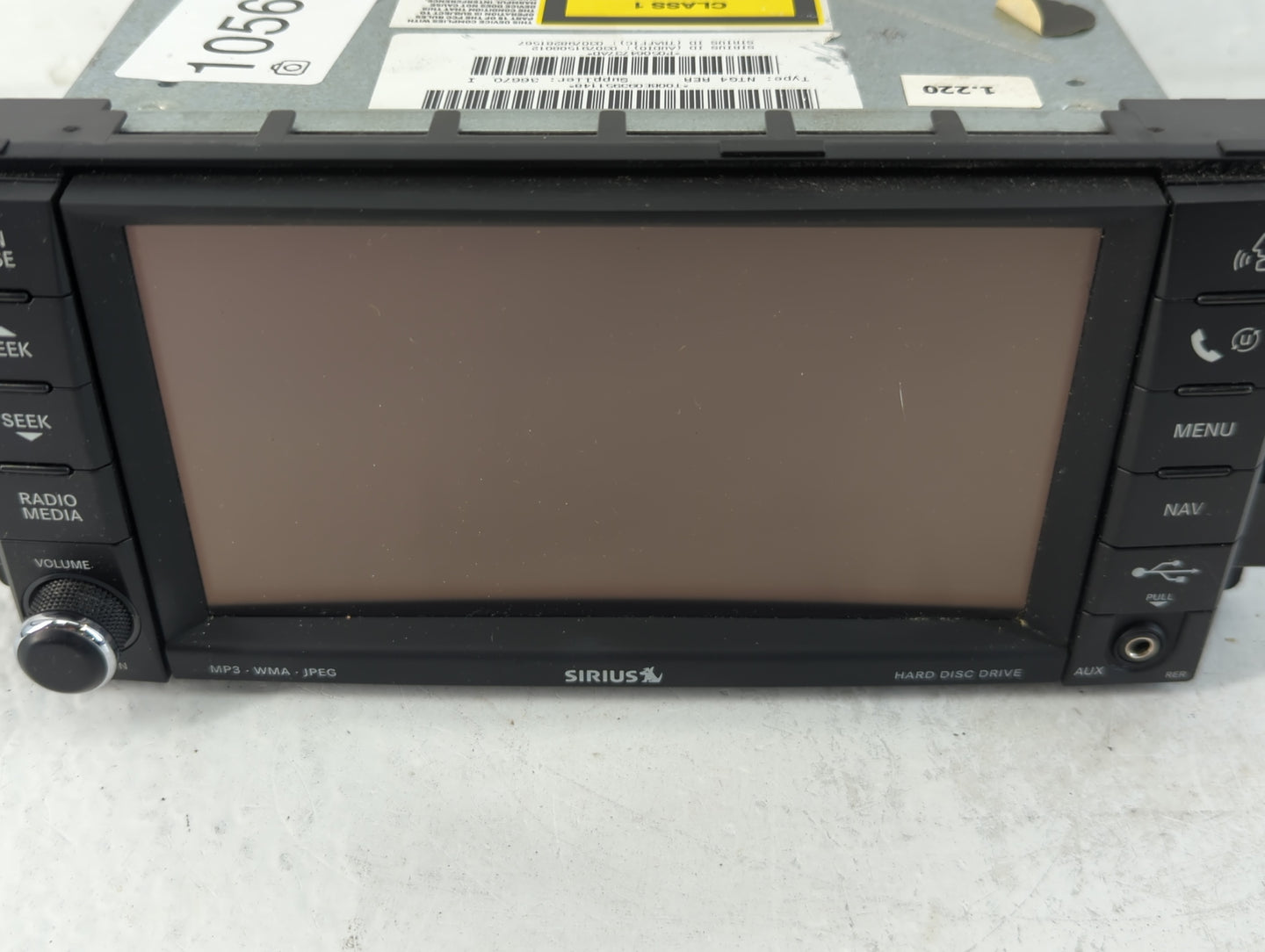 2008-2010 Chrysler 300 Radio AM FM Cd Player Receiver Replacement P/N:P05064737AD Fits Fits 2008 2009 2010 OEM Used Auto Parts - Oemusedautoparts1.com