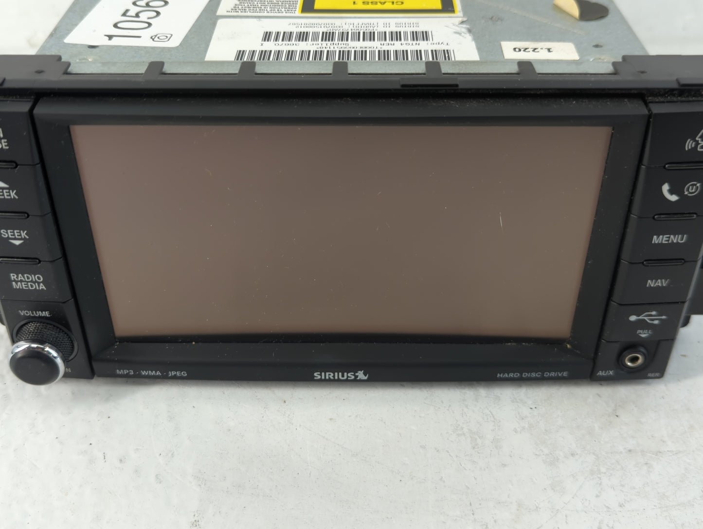 2008-2010 Chrysler 300 Radio AM FM Cd Player Receiver Replacement P/N:P05064737AD Fits Fits 2008 2009 2010 OEM Used Auto Parts - Oemusedautoparts1.com
