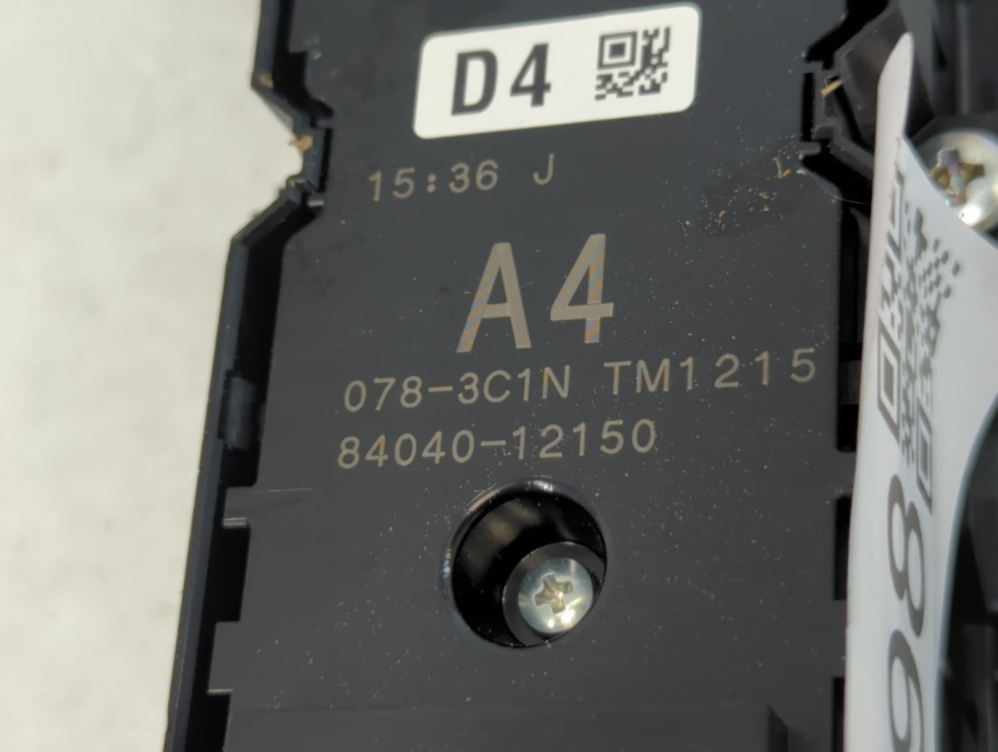 2022 Toyota Corolla Master Power Window Switch Replacement Driver Side Left P/N:84040-12150 Fits OEM Used Auto Parts