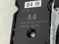 2022 Toyota Corolla Master Power Window Switch Replacement Driver Side Left P/N:84040-12150 Fits OEM Used Auto Parts