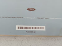 2007 Ford Expedition Owners Manual Book Guide P/N:7L1J 19A321 AB OEM Used Auto Parts