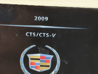 2009 Cadillac Cts Owners Manual Book Guide P/N:25795635 A OEM Used Auto Parts