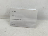 2018 Chevrolet Silverado 1500 Owners Manual Book Guide P/N:84016520 C OEM Used Auto Parts