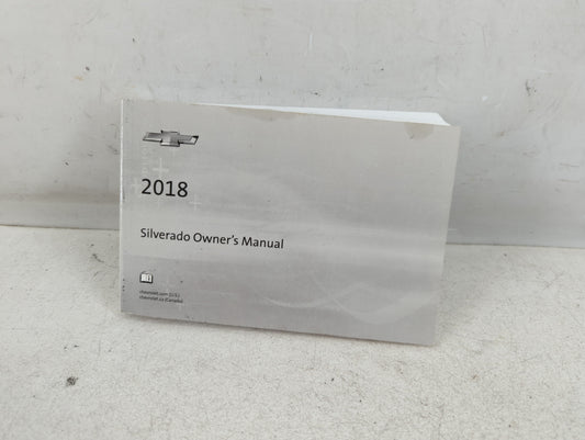 2018 Chevrolet Silverado 1500 Owners Manual Book Guide P/N:84016520 C OEM Used Auto Parts