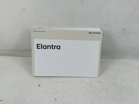 2019 Hyundai Elantra Owners Manual Book Guide P/N:KF3O-EU8OB OEM Used Auto Parts