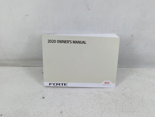 2020 Kia Forte Owners Manual Book Guide P/N:DLS4-EU9NC OEM Used Auto Parts