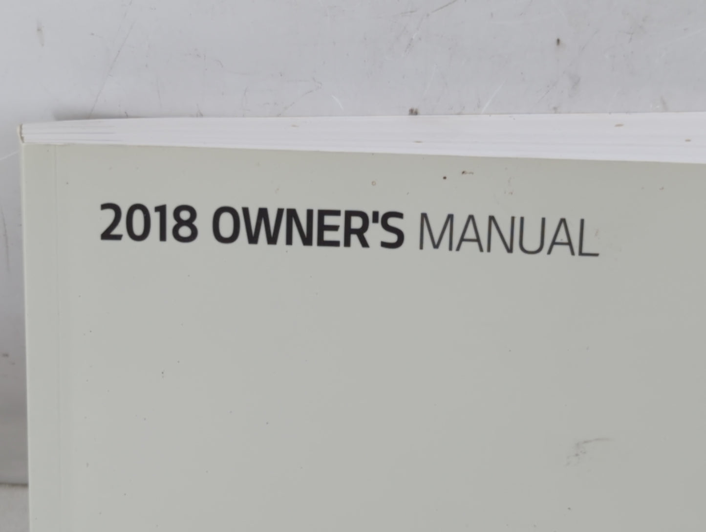 2018 Kia Optima Owners Manual Book Guide P/N:JDG5-EU81D OEM Used Auto Parts