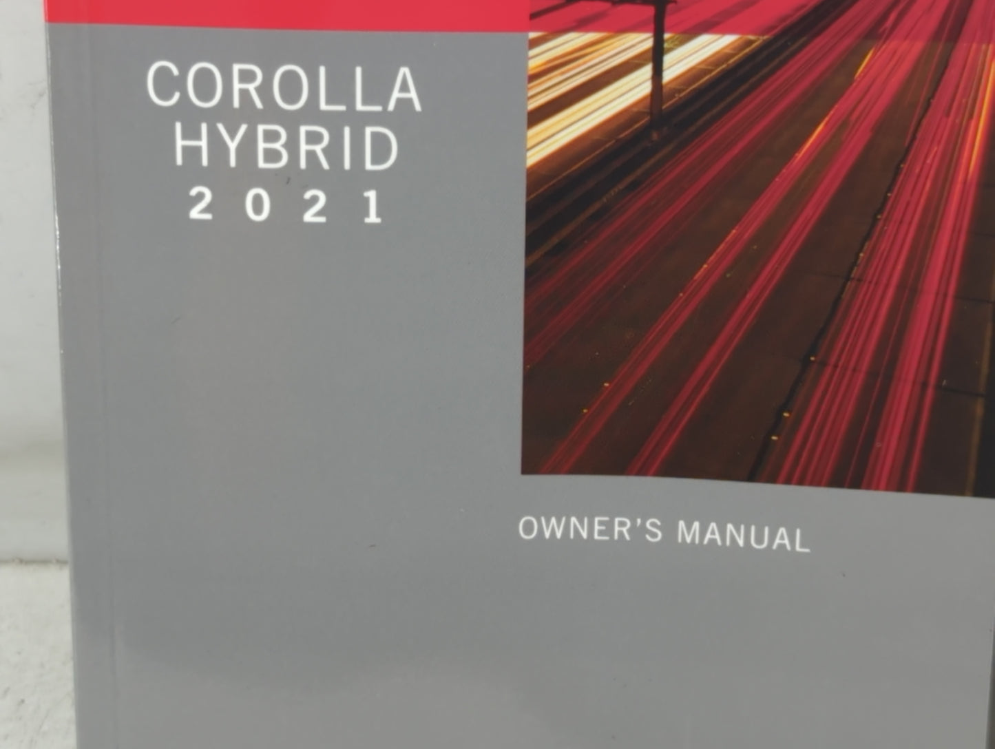 2021 Toyota Corolla Owners Manual Book Guide P/N:01999-12N83 OEM Used Auto Parts