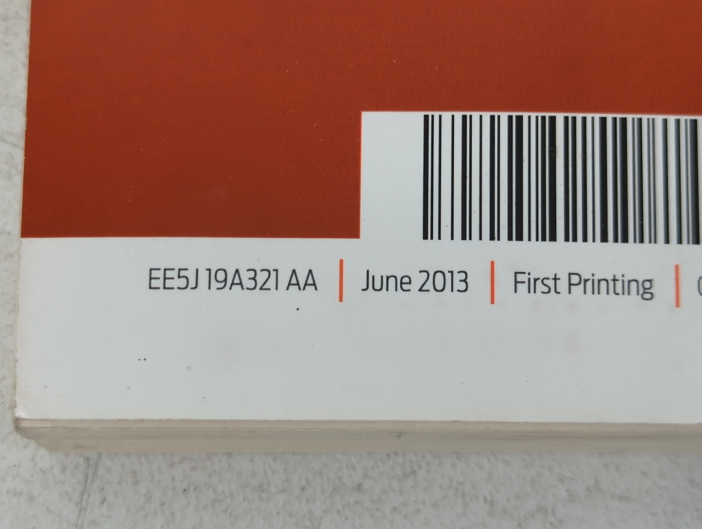 2014 Ford Fusion Owners Manual Book Guide P/N:EE5J 19A321 AA OEM Used Auto Parts