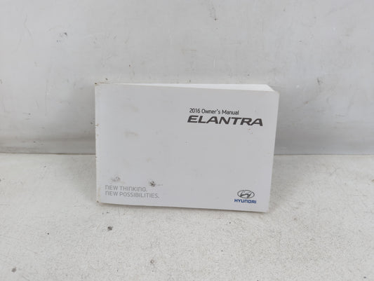 2016 Hyundai Elantra Owners Manual Book Guide P/N:G3Y0-EU52A OEM Used Auto Parts