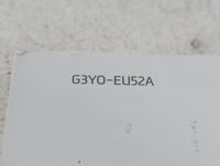 2016 Hyundai Elantra Owners Manual Book Guide P/N:G3Y0-EU52A OEM Used Auto Parts