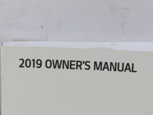 2019 Kia Forte Owners Manual Book Guide P/N:DLS4-EU8DB OEM Used Auto Parts