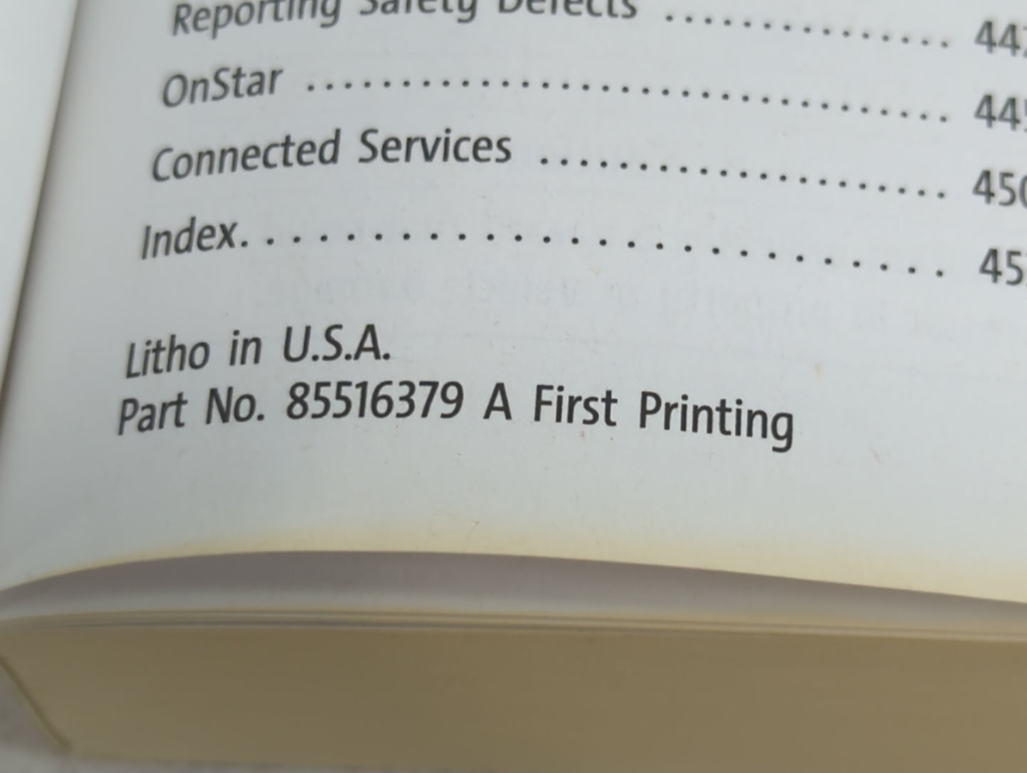 2014 Chevrolet Silverado 1500 Owners Manual Book Guide P/N:85516379 OEM Used Auto Parts