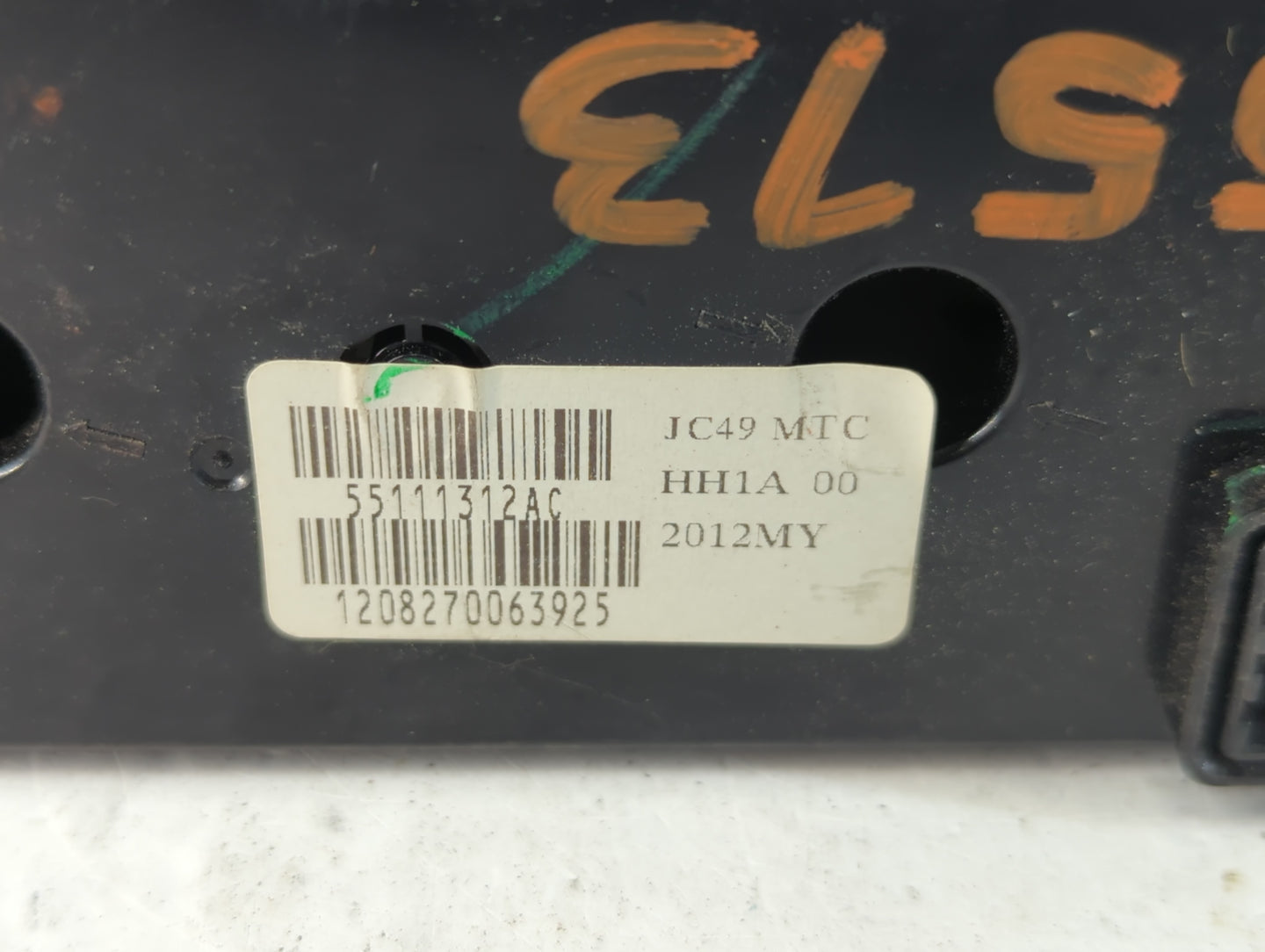 2011-2020 Dodge Journey Climate Control Module Temperature AC/Heater Replacement P/N:55111313AC Fits OEM Used Auto Parts - Oemusedautoparts1.com